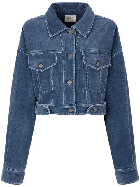 TOMBOY corduroy cropped jacket Blue 9105113100