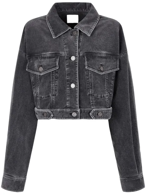 TOMBOY corduroy cropped jacket Grey 9105113100