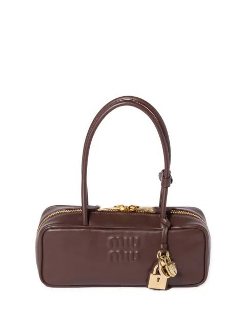Miu Miu Beau leather bag Brown 5BB173VOTM2CRW
