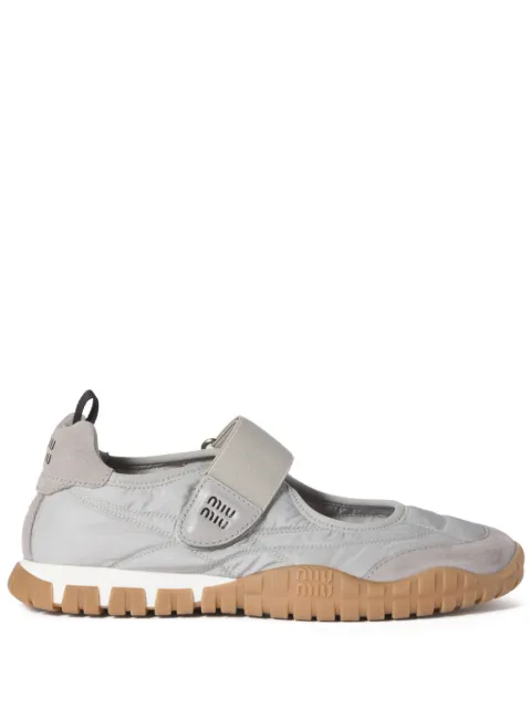Miu Miu Tyre ballerina shoes Grey 5F416EF005D7C