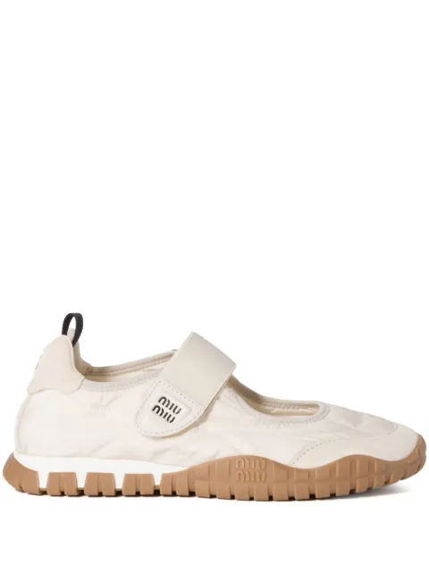 Miu Miu Tyre ballerina shoes Neutrals 5F416EF005D7C