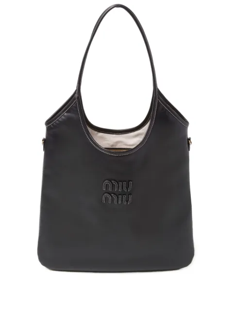 Miu Miu Ivy leather bag Black 5BG231VMLN2CRW