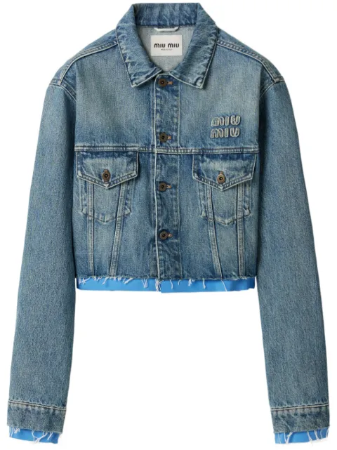 Miu Miu denim jacket Blue GWB247SOOO16T1