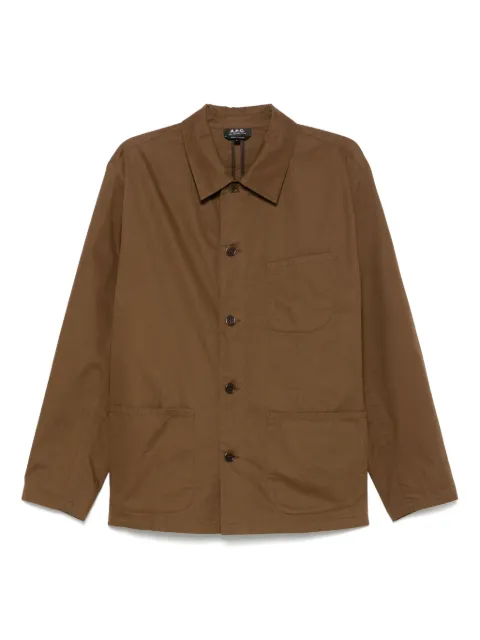 A.P.C. cotton jacket Brown COGZRH02916