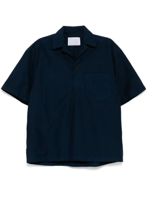 Kolor patch pocket shirt Blue 25SCMB05113