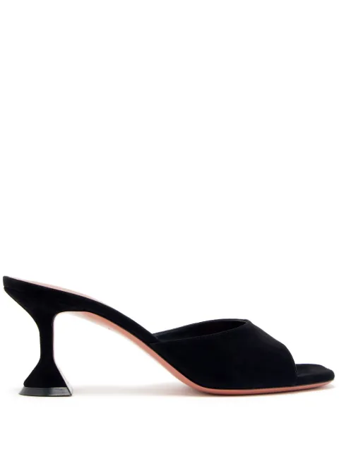 Amina Muaddi 70mm Lupita sandals Black LUPITASLIPPER70