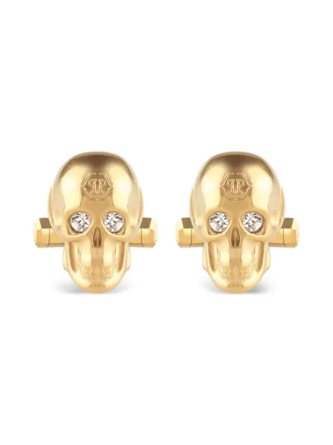 Philipp Plein skull cufflinks Gold AABAMGF0021PXV037N