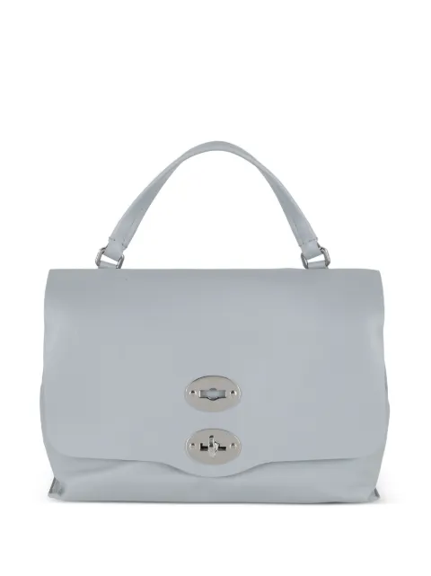 Zanellato Postina leather shoulder bag Blue 0684751910000S