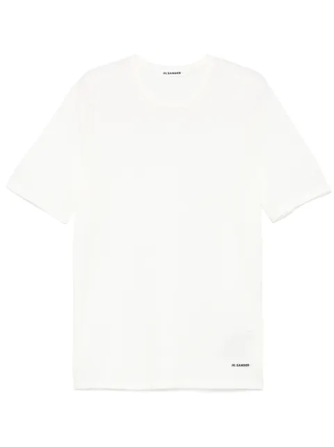 Jil Sander cotton crepe T-shirt White J47GC0158J45031