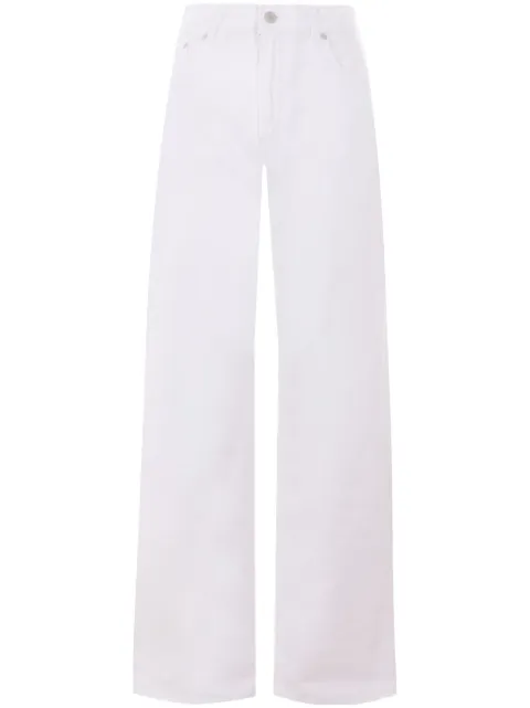 Haikure logo-patch jeans White HEW03185GF143