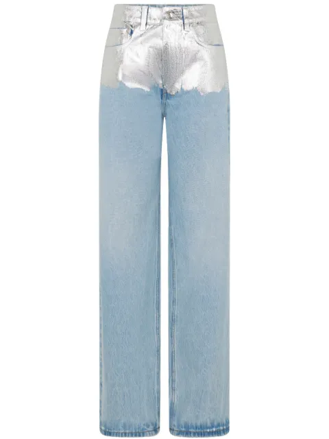 Rabanne metallic detailing jeans Blue 25ECPA040CO0524