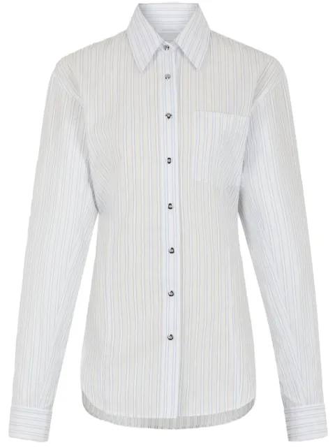 Rabanne striped shirt White 25ECTO087CO0584