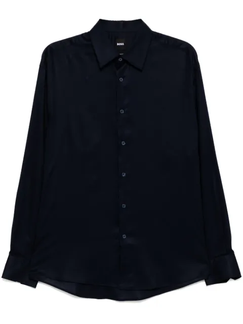 BOSS long-sleeved shirt Blue 50527632