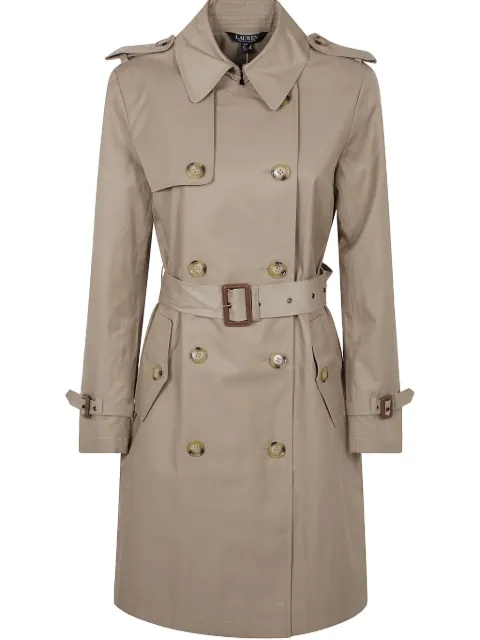 Lauren Ralph Lauren double-breasted coat Neutrals 297967122002