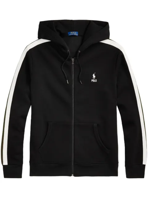 Polo Ralph Lauren embroidered-logo hoodie Black 710953165002