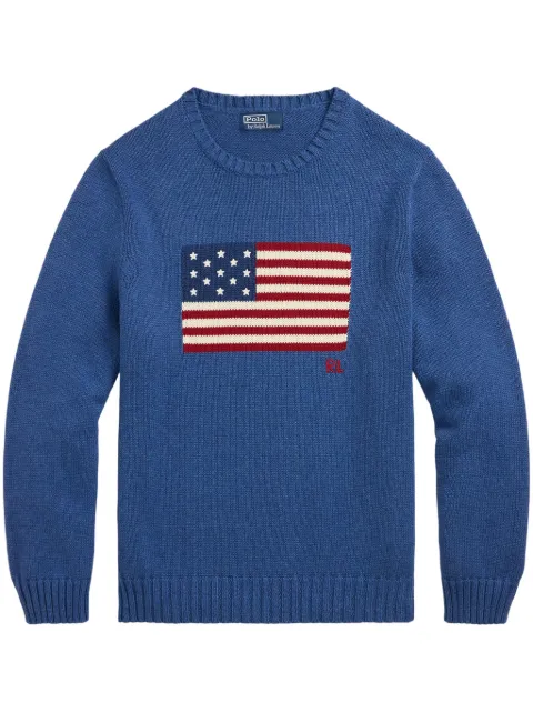 Polo Ralph Lauren Flag sweater Blue 710718281007