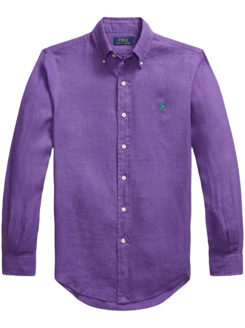 Polo Ralph Lauren Polo Pony-embroidered shirt Purple 710966294005