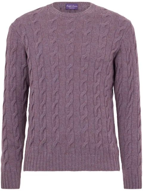 Ralph Lauren Purple Label cable-knit jumper Purple 790965739004