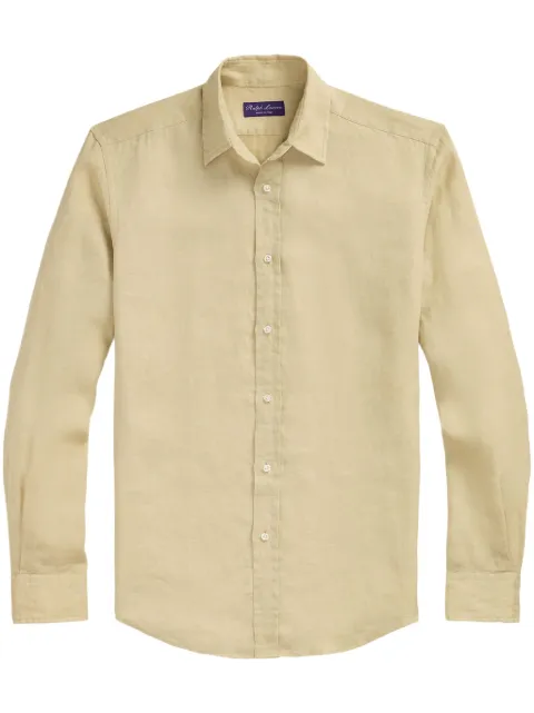 Ralph Lauren Purple Label linen shirt Neutrals 790957907001