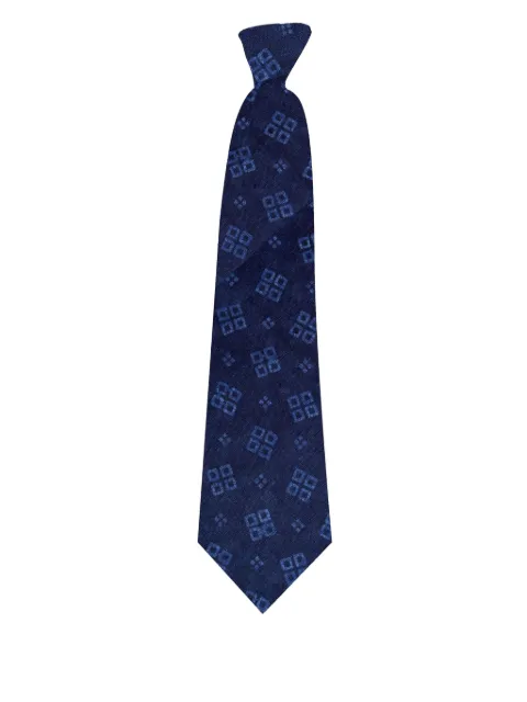 Polo Ralph Lauren printed linen tie Blue 712957628001