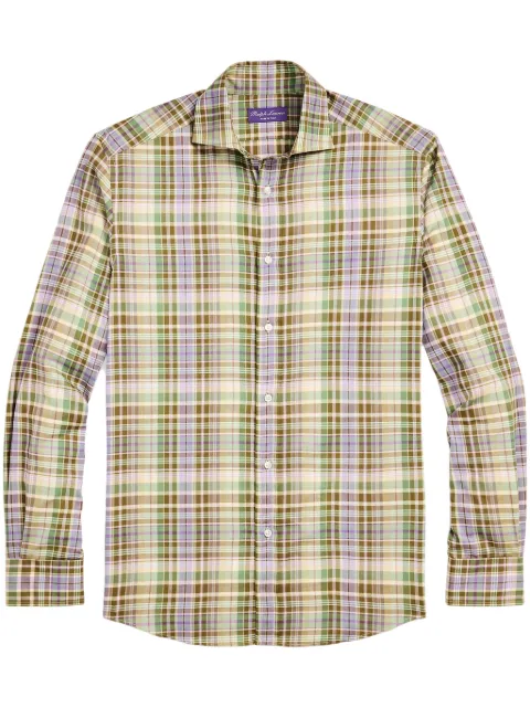 Ralph Lauren Purple Label cotton shirt Brown 790957888001