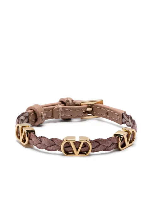 Valentino Garavani v-logo signature bracelet Pink WJ0X71PRH
