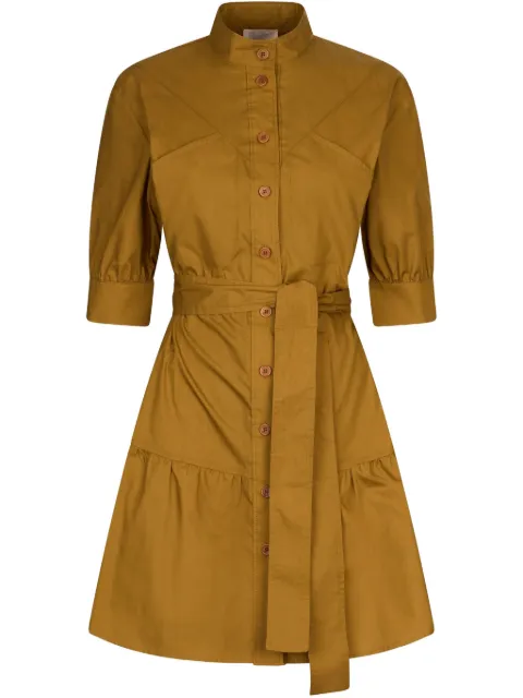 LIU JO Poplin shirt dress Brown WA5279T3051