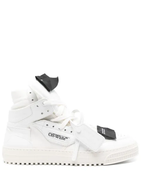 Off-White logo hi-tops White OMIA065C99LEA0060110