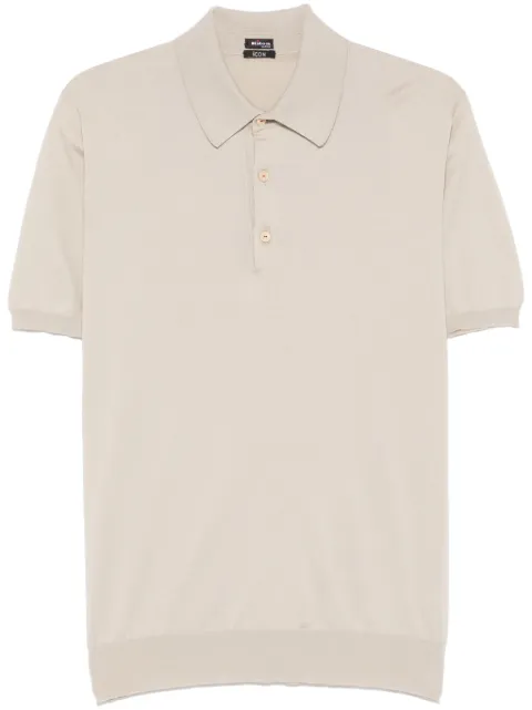 Kiton knitted polo shirt Neutrals UMKXX33120S000