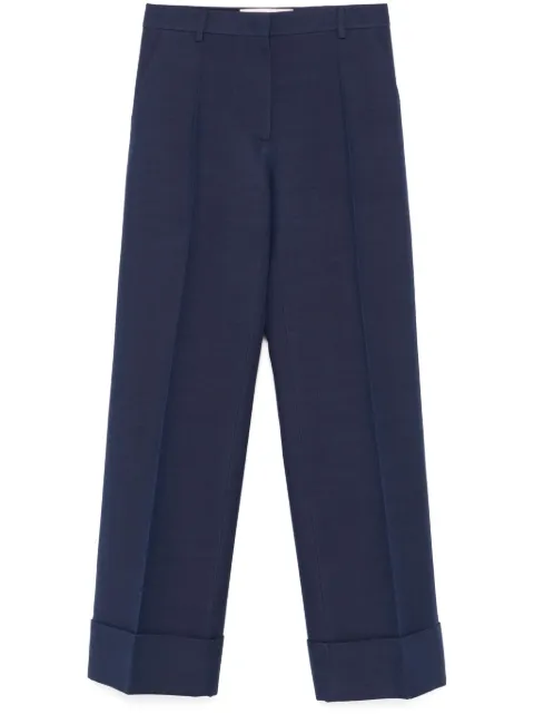 Valentino Garavani crepe trousers Blue BRB6651CF