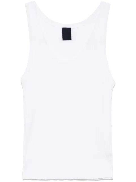 Juun.J ribbed tank top White JW5351W02