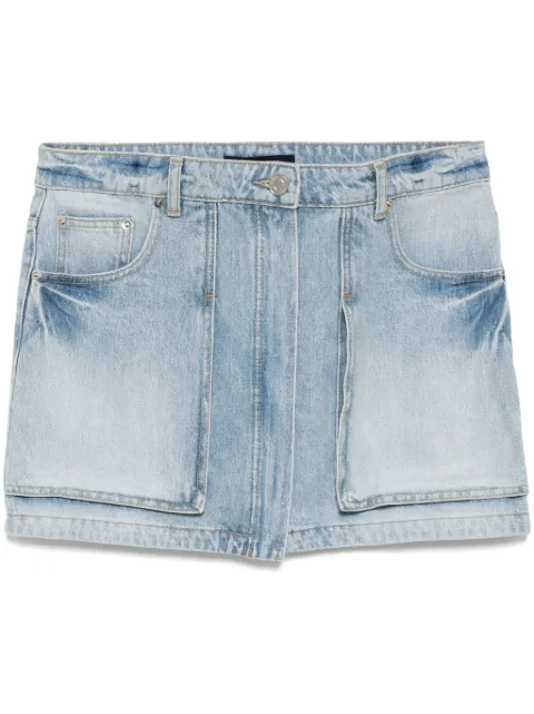 Juun.J zip fastening skirt Blue JW5327W05