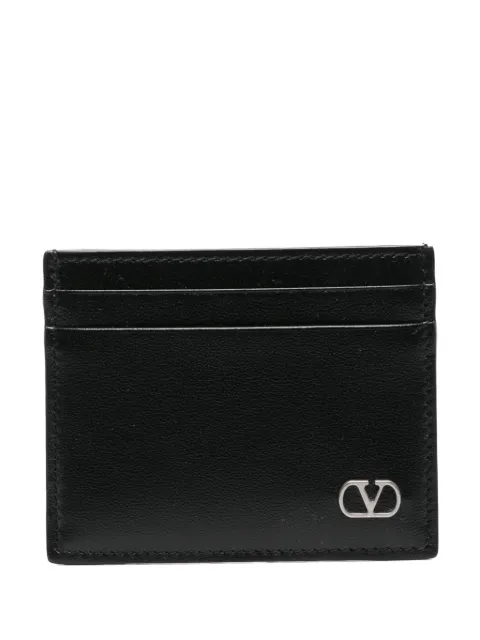 Valentino Garavani leather card holder Black YP0V09WVF