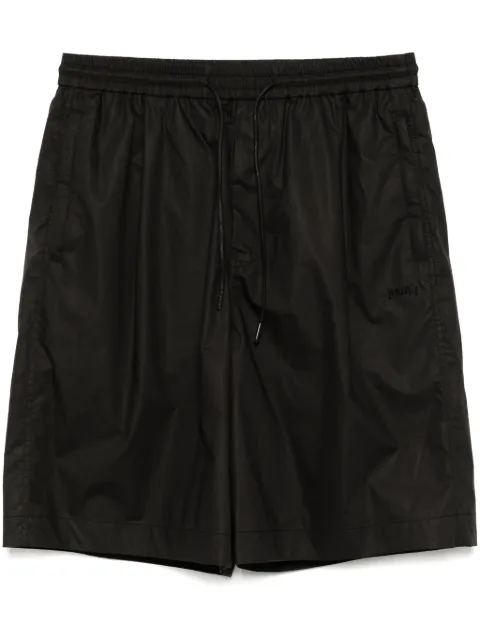 Juun.J logo-embroidered short Black JC5525P32