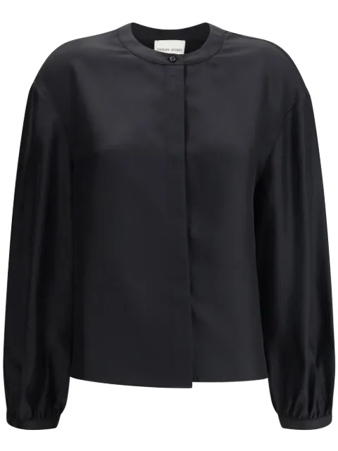 LouLou de Saison Lea shirt Black LEABLOUSE