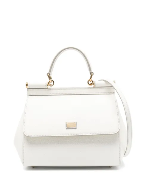 Dolce & Gabbana small Sicily handbag in Dauphine calfskin Neutrals BB6003B1001