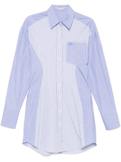 Stella McCartney striped shirt mini dress Blue 6A04693FR115