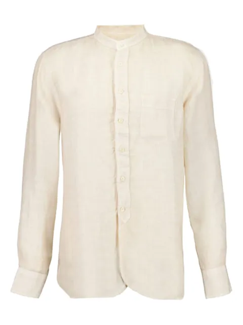 120% Lino linen long-sleeve shirt Neutrals 32ALIM19PM0000115S00