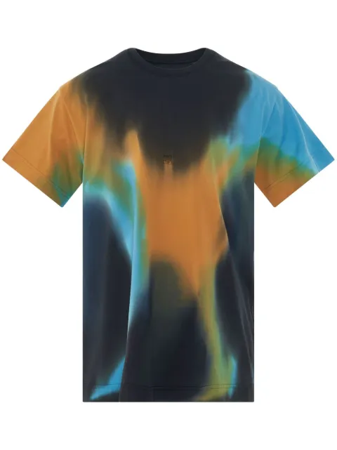Givenchy 4G Embroidered Oversized Tiedye T-shirt Black BM71CL3Y6B