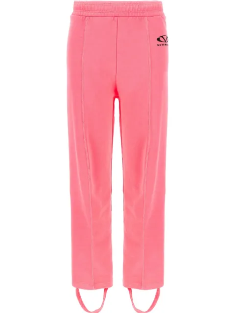 VETEMENTS Oval Logo track pants Pink WA66SP600H