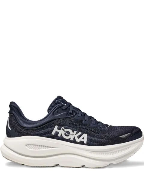 HOKA Bondi 9 logo-detail sneakers Blue 1162011