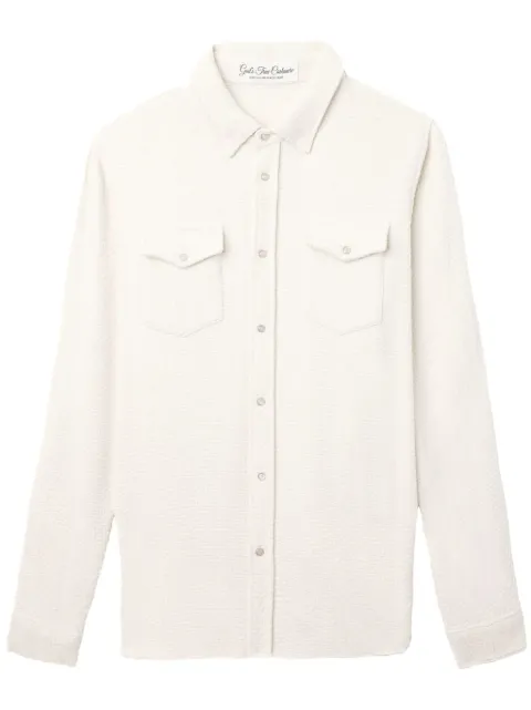 GOD'S TRUE CASHMERE knitted shirt Neutrals HY24U1111WCAAIR