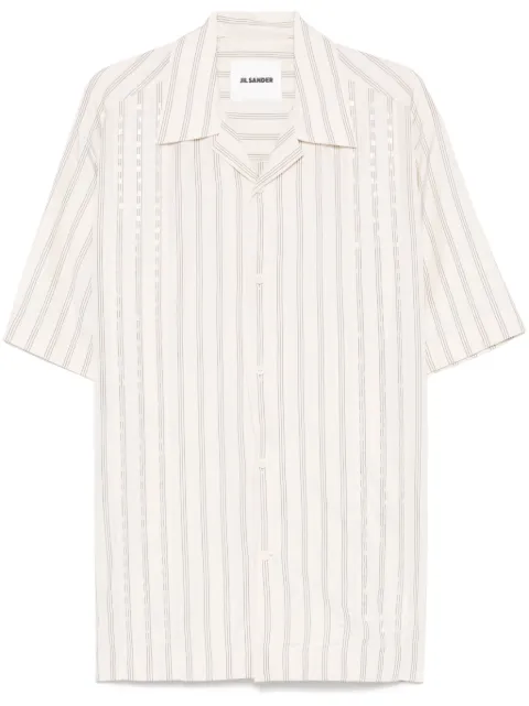 Jil Sander striped shirt Neutrals J22DL0297J65282