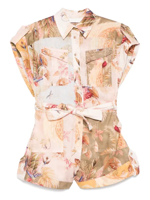 ZIMMERMANN Ascension playsuit Neutrals 4235YSS253