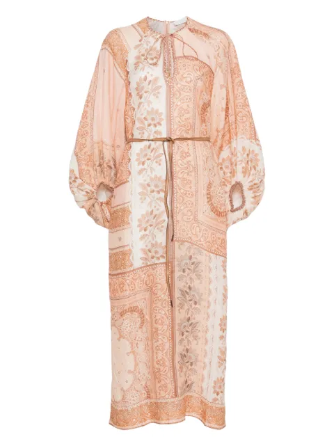 ZIMMERMANN Lucky midi dress Pink 1790DSS252