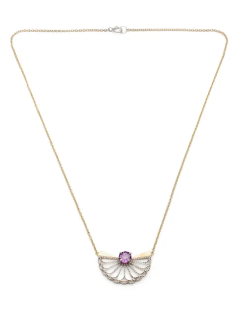 NIKOLLE RADI 18kt yellow gold Stellation sapphire necklace Gold NR0287P