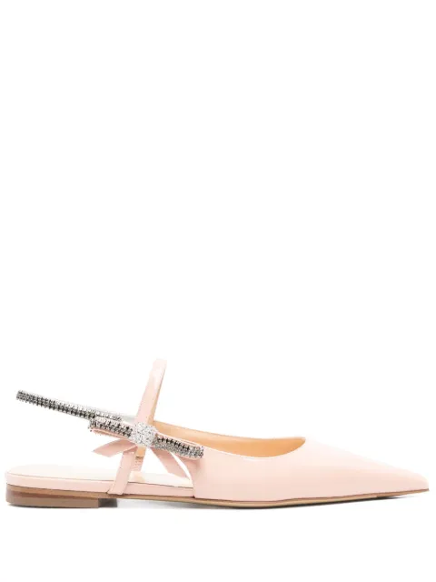 MACH & MACH bow-detailing pumps Pink R25S089010PATC16