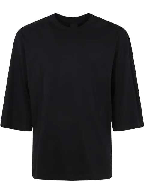 Thom Krom crew-neck cotton T-shirt Black MTS852