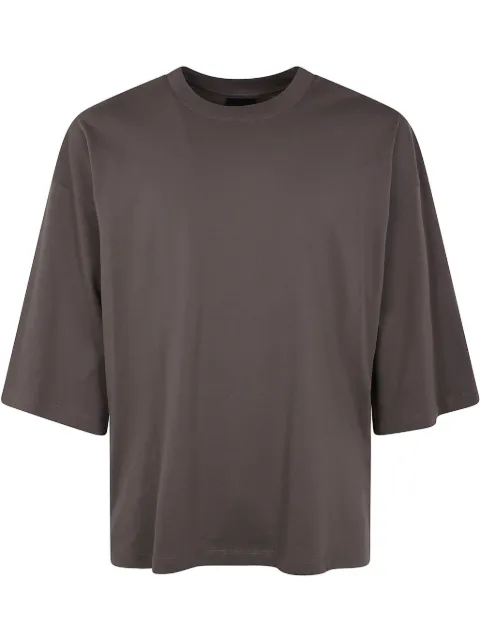 Thom Krom crew-neck cotton T-shirt Brown MTS852
