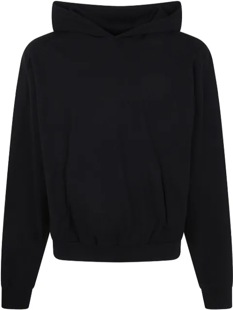 Thom Krom cotton hoodie Black MS183